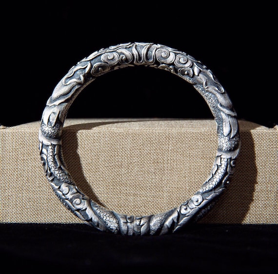 Sterling Silver Dragon Bracelet: Bold, Stylish, and Powerful 2 Sterling Silver Dragon Bracelet: Bold, Stylish, and Powerful