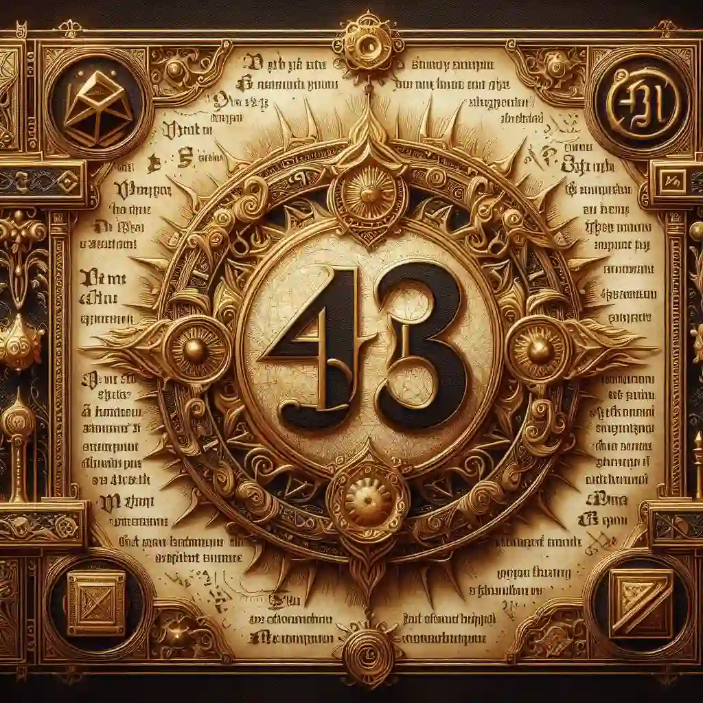 number 43 meaning in the bible 2 number 43 meaning in the bible