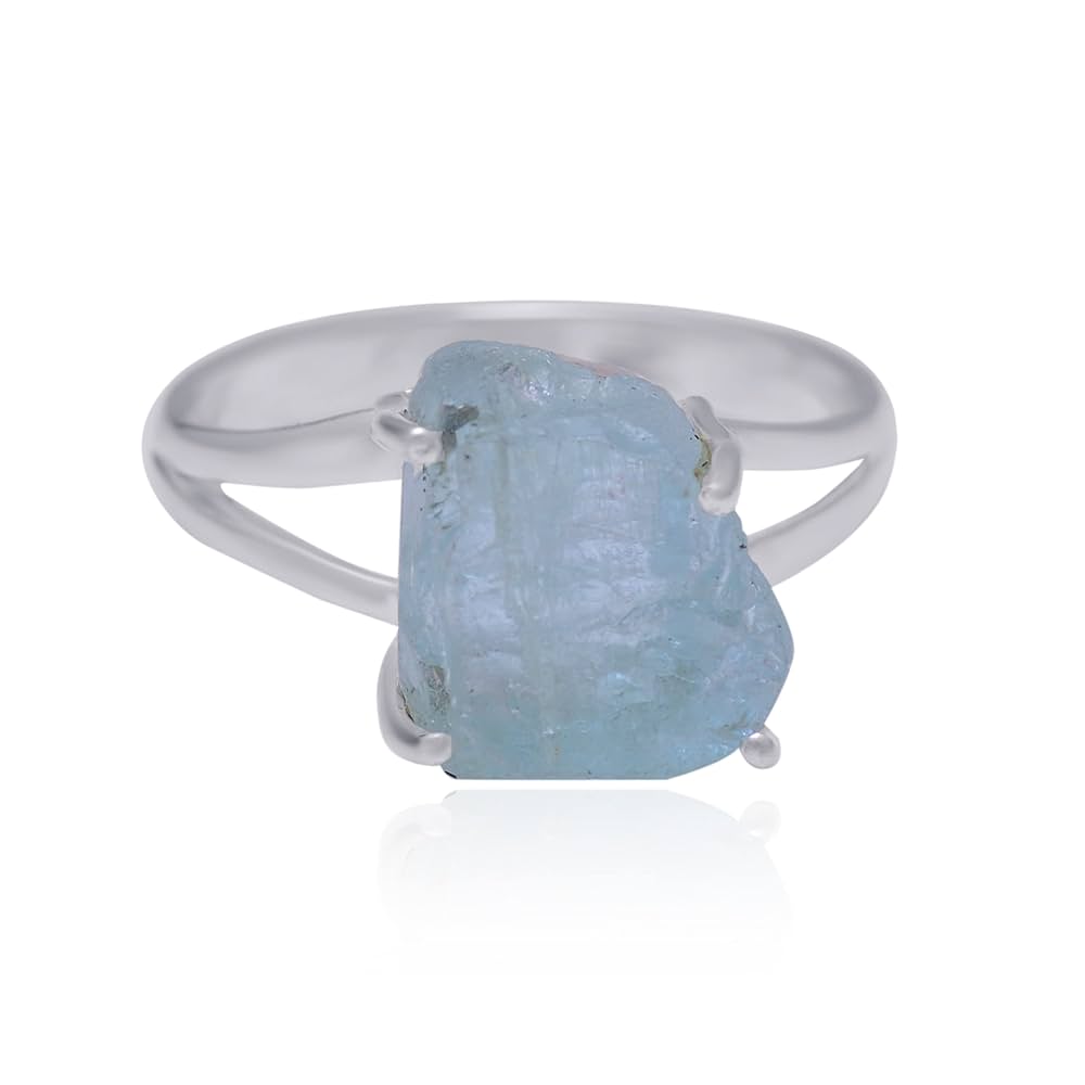 Handcrafted Rough Aquamarine Jewelry - Bold, Natural, and Beautiful 4 Handcrafted Rough Aquamarine Jewelry - Bold, Natural, and Beautiful
