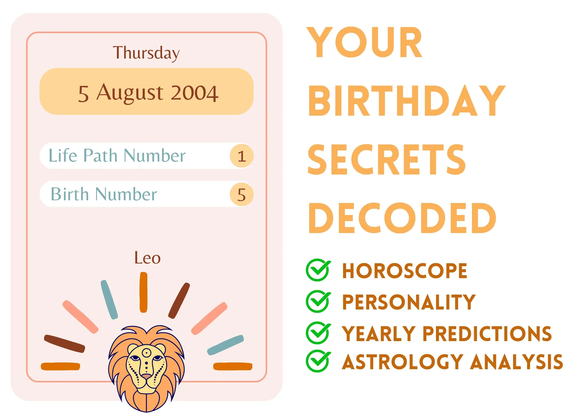 Discover the Leo Personality for August 5, 2004: Zodiac Insights 1 Discover the Leo Personality for August 5, 2004: Zodiac Insights