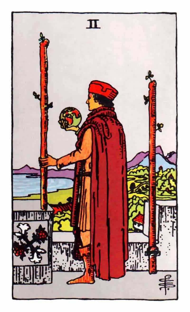 Two of Wands Tarot Love Meaning: Choices and Romantic Pathways 2 Two of Wands Tarot Love Meaning: Choices and Romantic Pathways