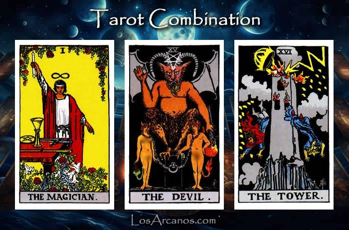 The Tower and The Magician Tarot Combination: Sudden Change and Manifestation 2 The Tower and The Magician Tarot Combination: Sudden Change and Manifestation