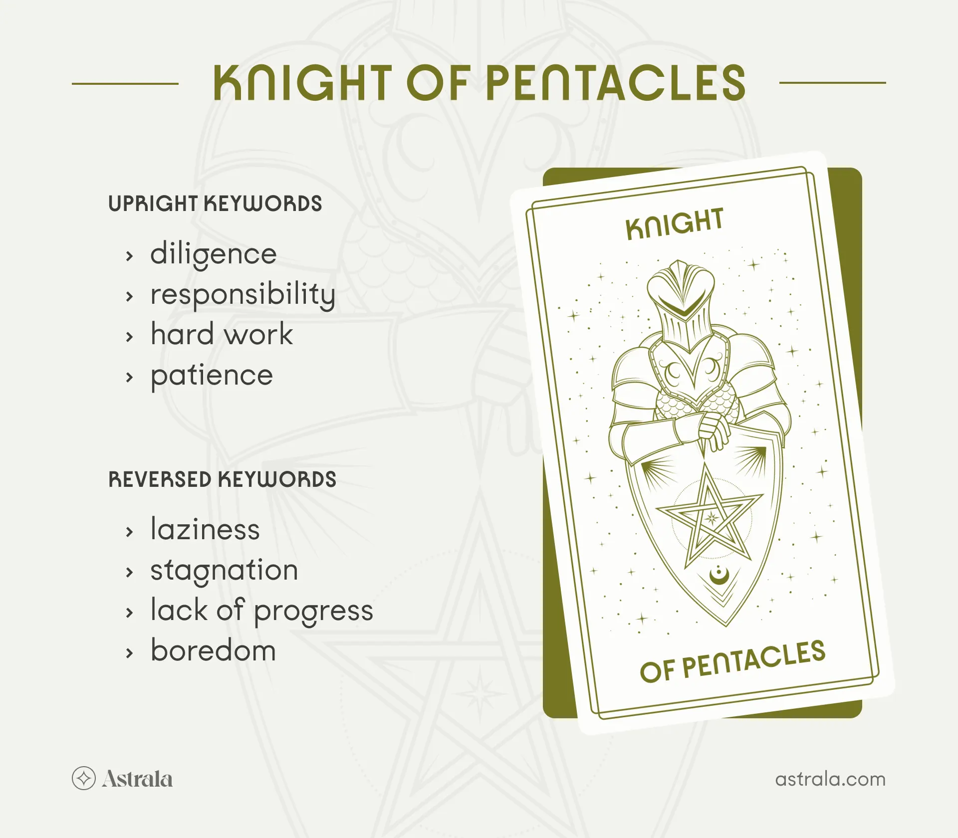 Knight of Pentacles Zodiac Meaning: Taurus, Virgo, and Capricorn Traits 1 Knight of Pentacles Zodiac Meaning: Taurus, Virgo, and Capricorn Traits