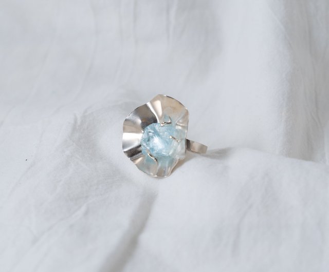 Handcrafted Rough Aquamarine Jewelry - Bold, Natural, and Beautiful 2 Handcrafted Rough Aquamarine Jewelry - Bold, Natural, and Beautiful