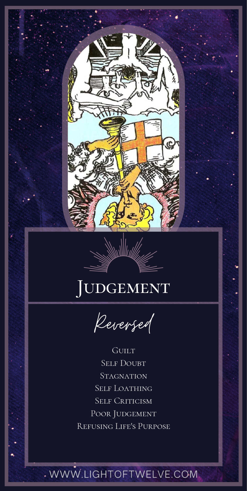 Judgement Reversed Tarot Meaning: Self-Reflection & Spiritual Growth 1 Judgement Reversed Tarot Meaning: Self-Reflection & Spiritual Growth