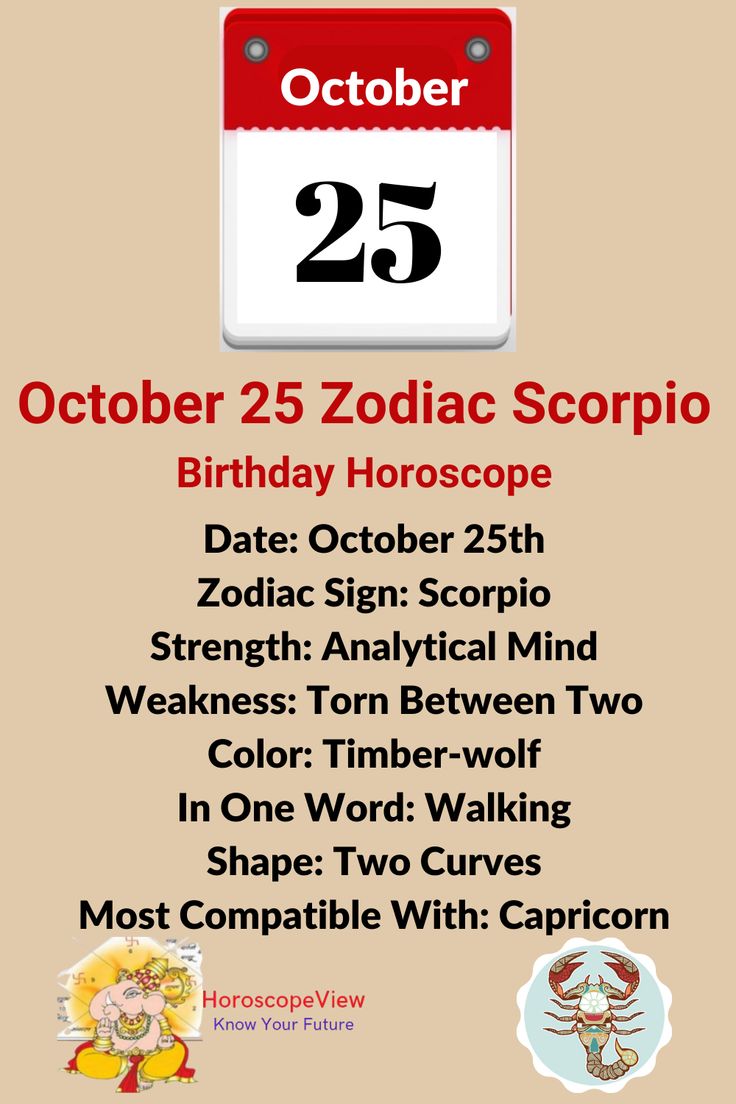 October 25, 2002 Zodiac Sign: Explore the Personality of a Scorpio 3 October 25, 2002 Zodiac Sign: Explore the Personality of a Scorpio