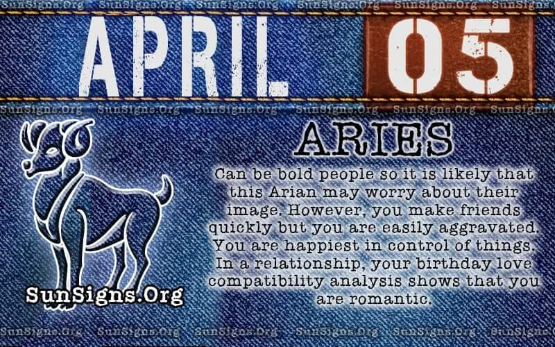 April 5th Birthday Zodiac: Discover the Aries Personality Traits 3 April 5th Birthday Zodiac: Discover the Aries Personality Traits