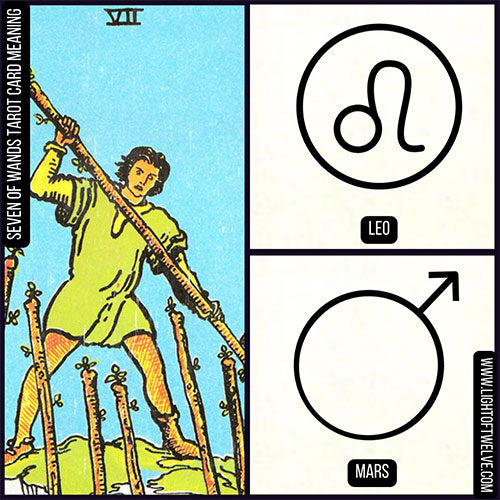 7 of Wands Zodiac Sign – Embrace the Courage of Leo 3 7 of Wands Zodiac Sign – Embrace the Courage of Leo