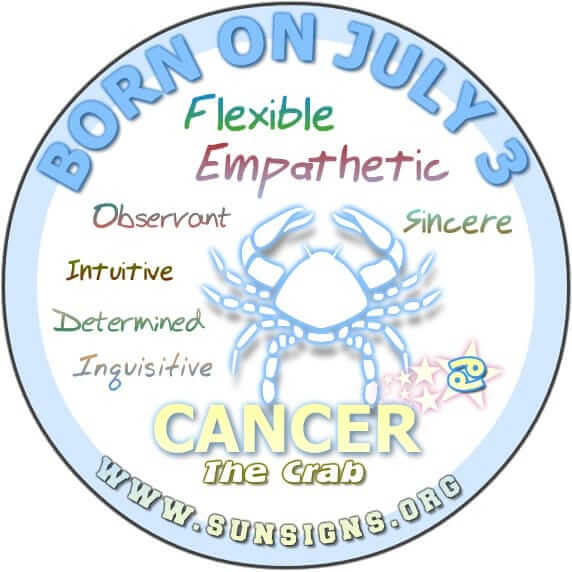 July 3rd Zodiac Sign: Discover What Makes Cancer Born on This Day Unique 4 July 3rd Zodiac Sign: Discover What Makes Cancer Born on This Day Unique