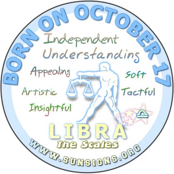 Libra Zodiac Sign for October 17, 1996 Birthdays: Traits and Characteristics 2 Libra Zodiac Sign for October 17, 1996 Birthdays: Traits and Characteristics