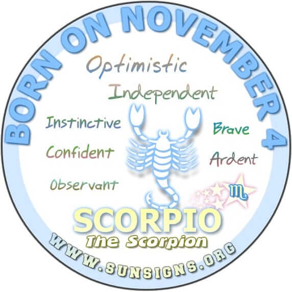 November 4 Astrology: Scorpio Personality, Traits, and Daily Horoscope 1 November 4 Astrology: Scorpio Personality, Traits, and Daily Horoscope