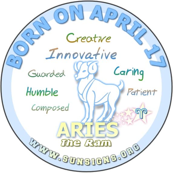April 17 Birthday Astrology: Aries Traits, Personality & Compatibility 1 April 17 Birthday Astrology: Aries Traits, Personality & Compatibility