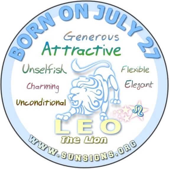 July 27, 2007 Zodiac Sign: Discover the Leo Personality Traits 3 July 27, 2007 Zodiac Sign: Discover the Leo Personality Traits