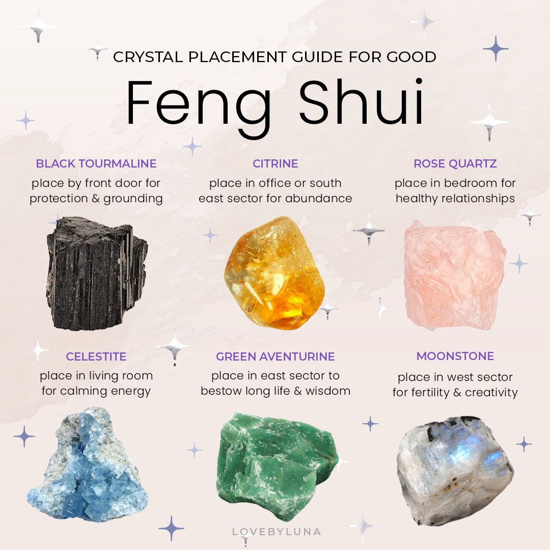 Feng Shui Gemstones: How Crystals Can Enhance Harmony and Prosperity in Your Home 2 Feng Shui Gemstones: How Crystals Can Enhance Harmony and Prosperity in Your Home