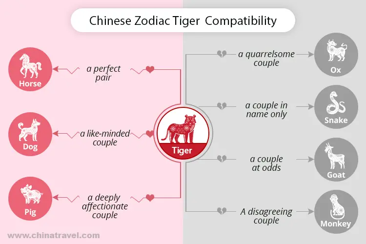 Chinese Zodiac: Tiger vs. Snake - Compatibility Analysis 2 Chinese Zodiac: Tiger vs. Snake - Compatibility Analysis