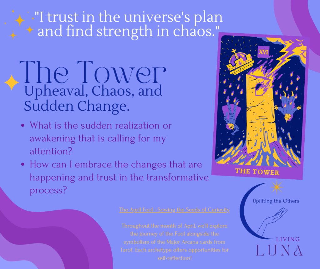 Understanding the Tower Tarot Card: Meanings of Sudden Change and Chaos 1 Understanding the Tower Tarot Card: Meanings of Sudden Change and Chaos