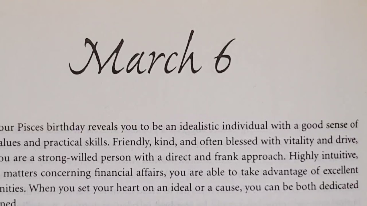 Pisces Born on March 6th: Your Personality Traits Revealed