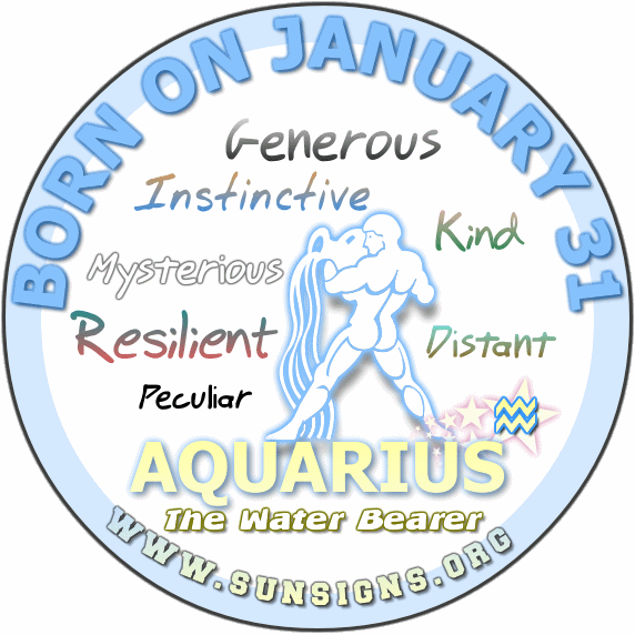 Born on Jan 31? Your Birthday Horoscope and Personality Traits 1 Born on Jan 31? Your Birthday Horoscope and Personality Traits