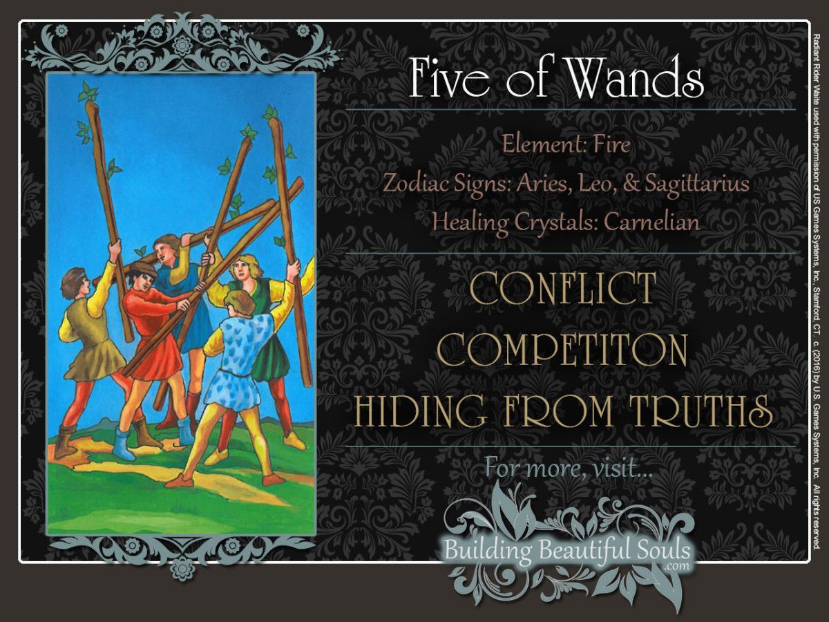 Learn about the 5 of wands zodiac sign in easy steps 1 Learn about the 5 of wands zodiac sign in easy steps