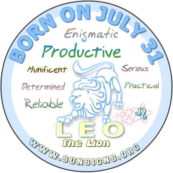 July 31st Birthday Horoscope: What Your Zodiac Sign Says About You 2 July 31st Birthday Horoscope: What Your Zodiac Sign Says About You