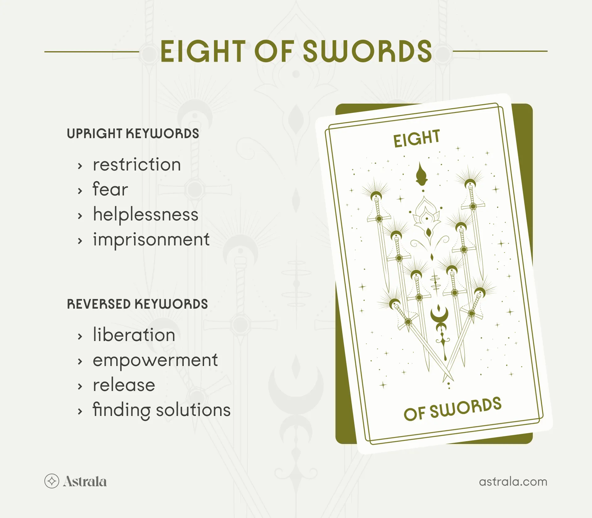 The Eight of Swords Zodiac Sign Explained: A Quick and Easy Guide 1 The Eight of Swords Zodiac Sign Explained: A Quick and Easy Guide