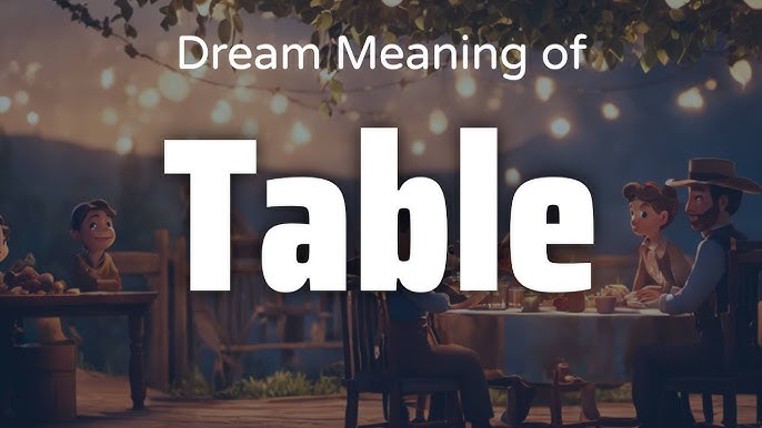 Dream Meaning Table: Find the Hidden Meanings in Your Dreams 2 Dream Meaning Table: Find the Hidden Meanings in Your Dreams