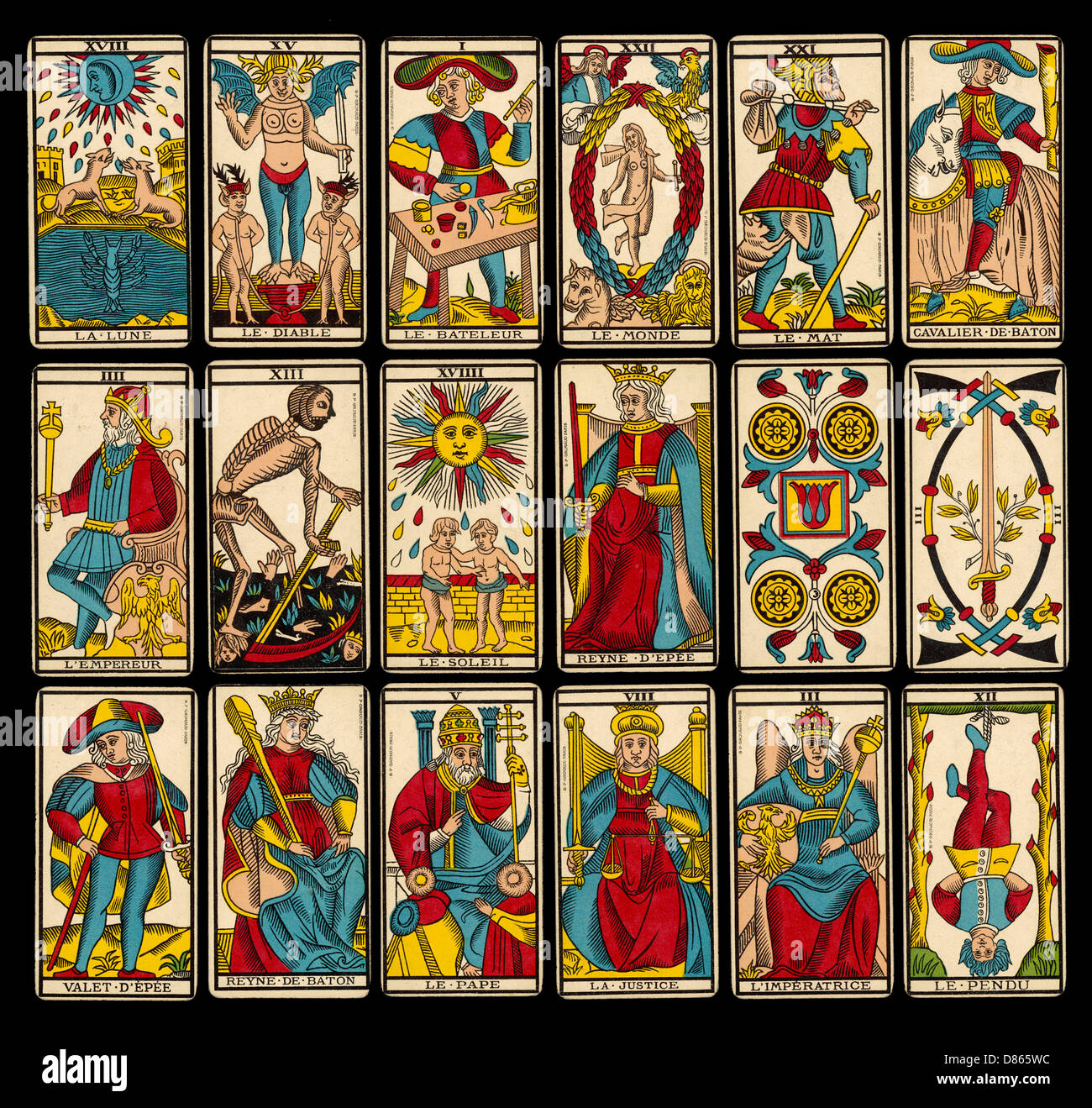 tarot marseille closeup Get Up Close and Personal with Traditional Tarot Decks 2 tarot marseille closeup Get Up Close and Personal with Traditional Tarot Decks
