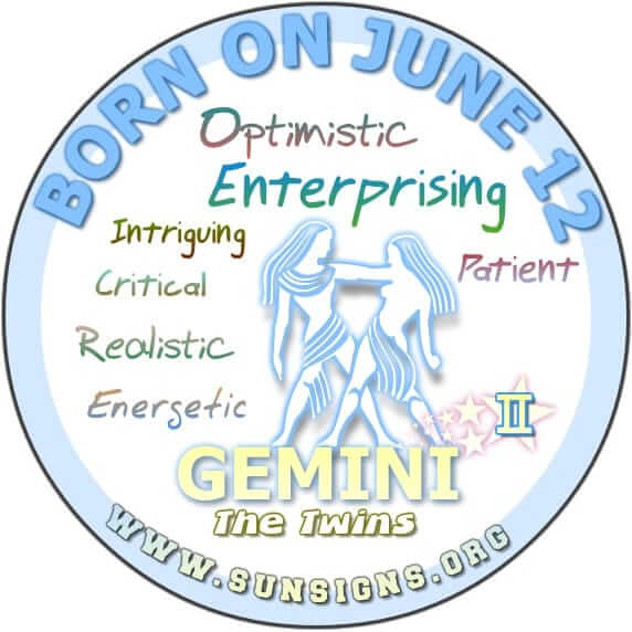June 12 Zodiac Sign: Your Birthday Horoscope and Personality 2 June 12 Zodiac Sign: Your Birthday Horoscope and Personality