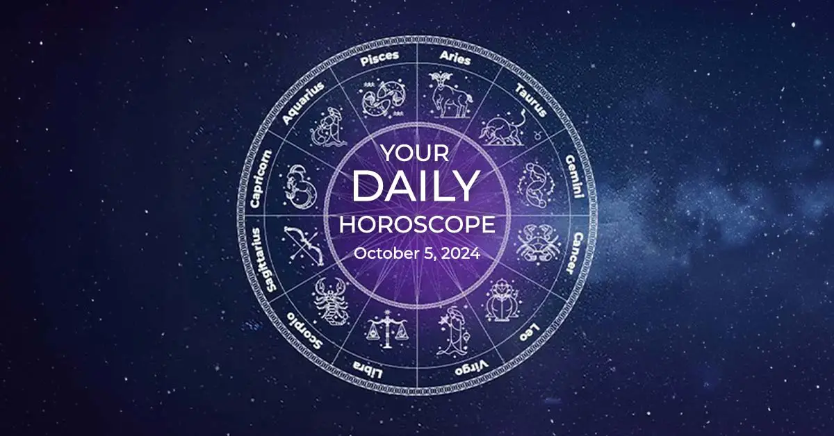 Horoscope Oct 5: See What the Stars Say About Your Love and Life Today. 2 Horoscope Oct 5: See What the Stars Say About Your Love and Life Today.