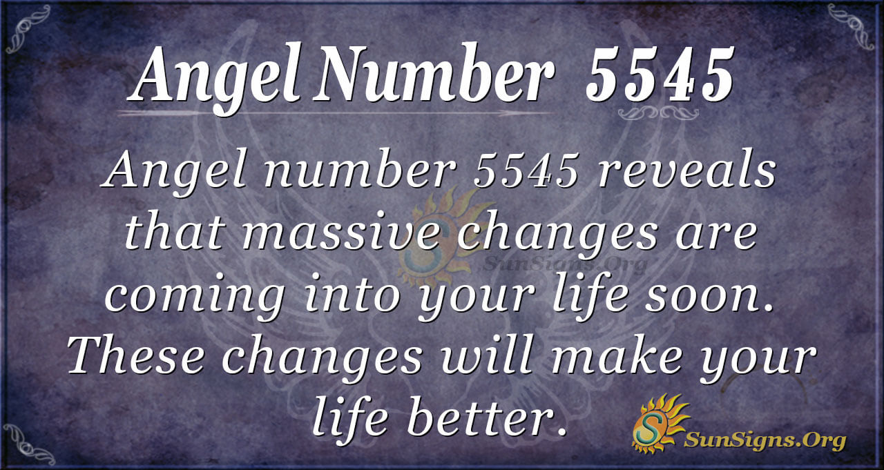 5545 angel number 1 5545 angel number