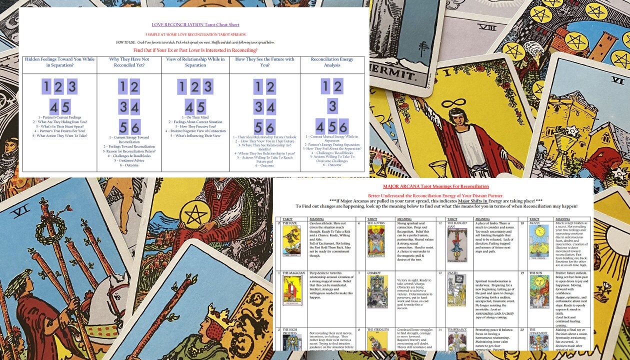 Reconciliation Tarot Cards: What Do They Really Mean in Love and Relationships 1 Reconciliation Tarot Cards: What Do They Really Mean in Love and Relationships