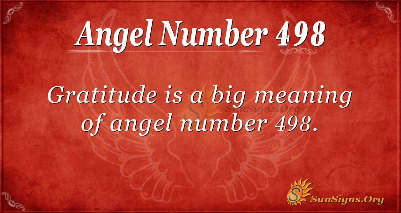 498 angel number meaning 1 498 angel number meaning