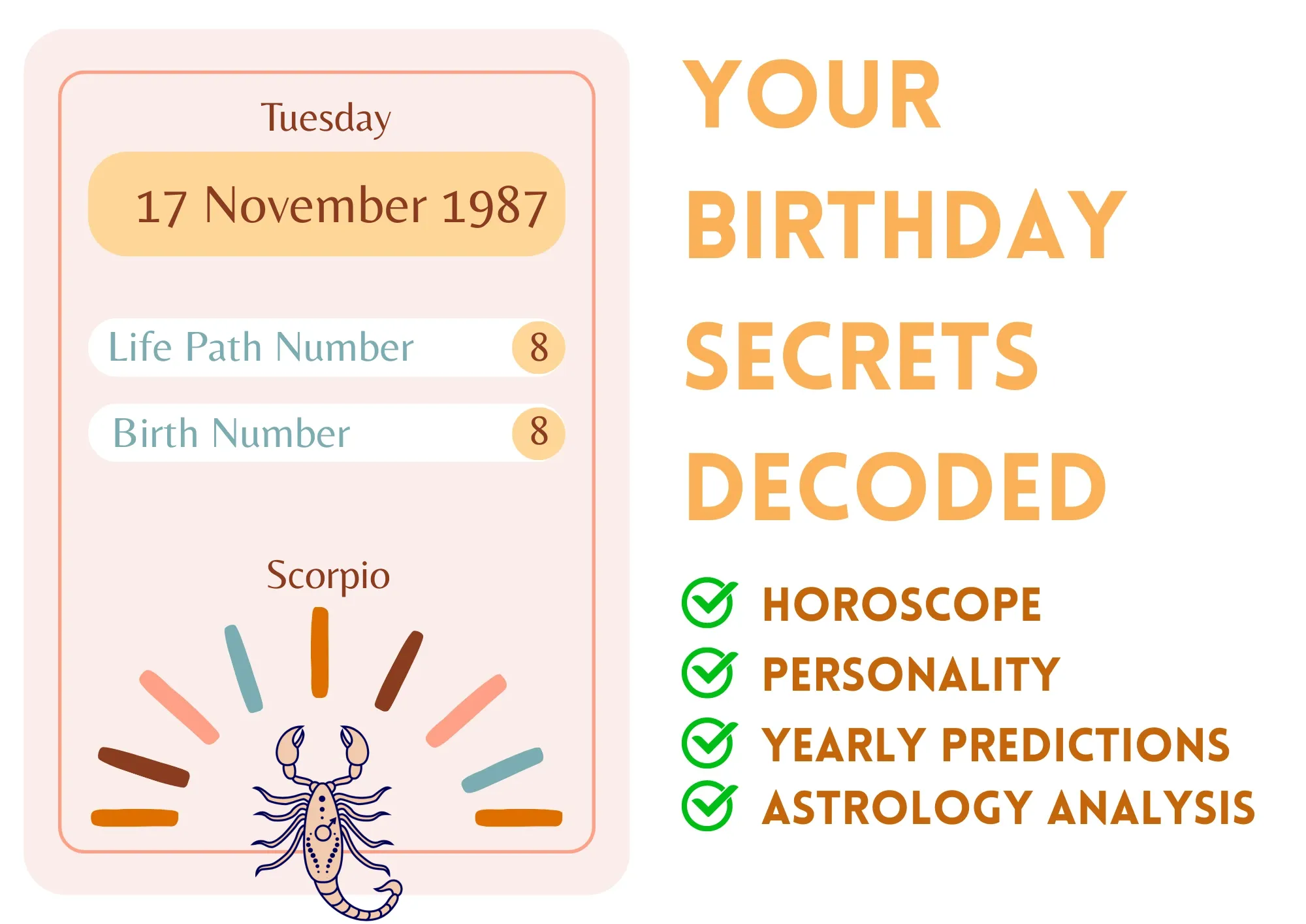 17 November Birthday Horoscope: Discover Your Scorpio Secrets!