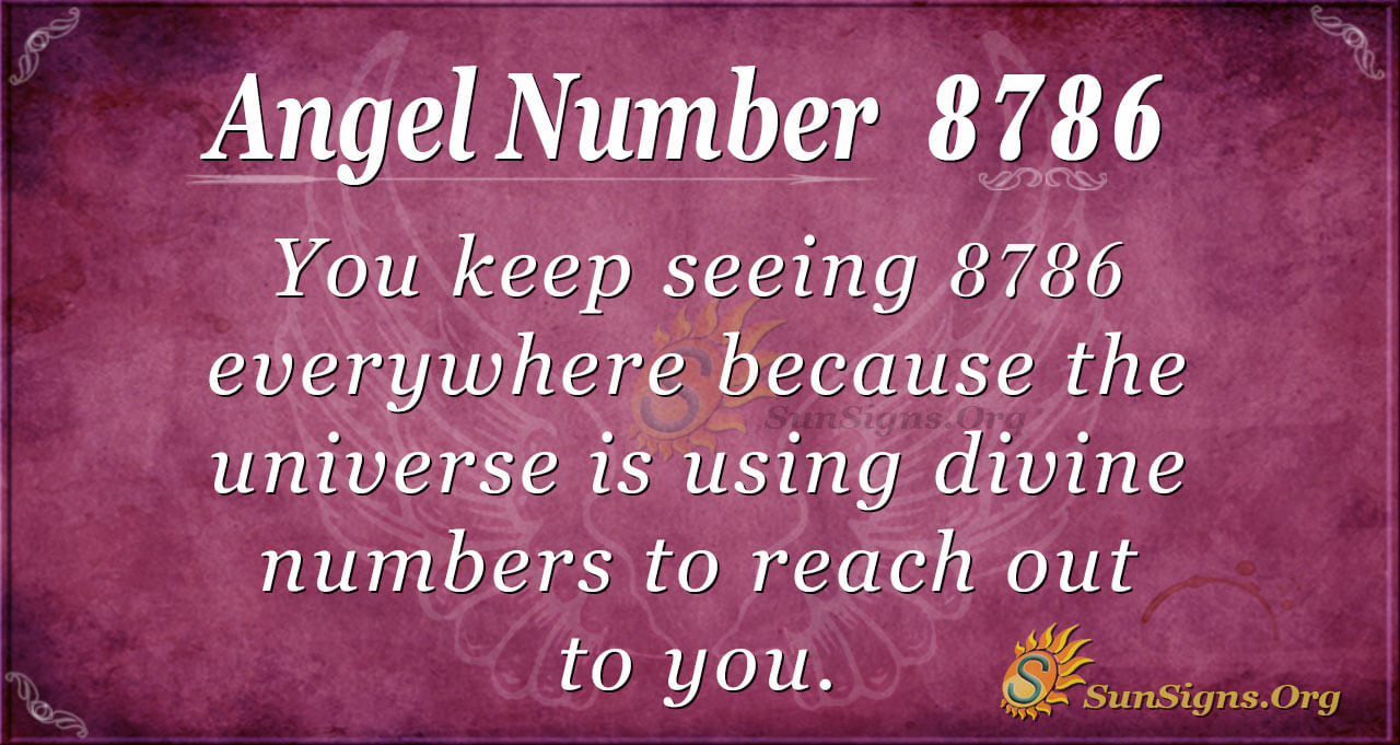 8786 angel number 1 8786 angel number