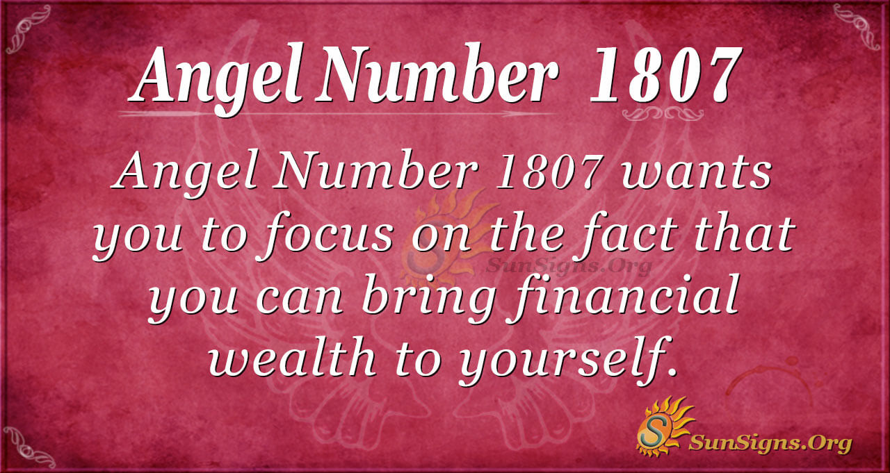 1807 angel number 1 1807 angel number